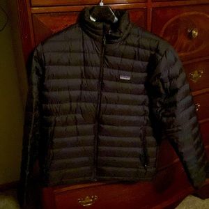 Patagonia down insulated puffer jacket.